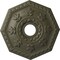 Ekena Millwork Nottingham Ceiling Medallion (Fits Canopies up to 4 5/8"), 18"OD x 3 1/2"ID x 1 1/2"P, Witch Hazel CM18NTWHF - alternate 1